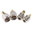 SMA to N RF Coaxial Connector Adapter - 4 in 1 - 4