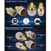 SMA to N RF Coaxial Connector Adapter - 4 in 1 - 7