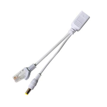 POE Splitter RJ45 Network Camera Power Supply - 15 PCS (White) - 1