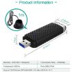 EDUP EP-AC1609 1200Mbps USB 3.0 WiFi Adapter - 1m Extend Cable - 8