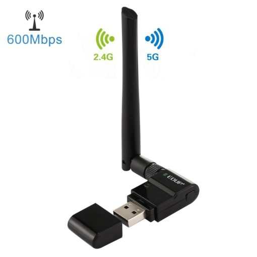 EDUP EP-AC1635 600Mbps Dual Band Wireless USB Ethernet Adapter - 1