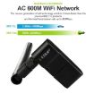 Picture of EDUP EP-AC1635 600Mbps Dual Band Wireless 11AC USB Ethernet Adapter 2dBi Antenna for Laptop/PC (Black)