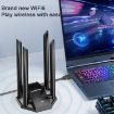 COMFAST CF-966AX WiFi 6 Adapter - 1800Mbps Dual Band USB3.0 - 5