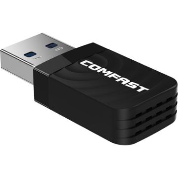 USB Wireless Gigabit Network Card WIFI Transmitter Receiver - 1