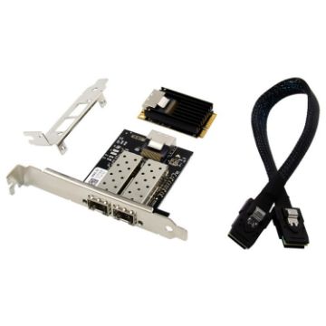 MiniPCI-E Dual Interface Fiber Gigabit SFP Network Card - 1