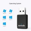 Tenda U9 650Mbs USB Wireless Network Card 5G Dual Band WiFi Receiver - 5