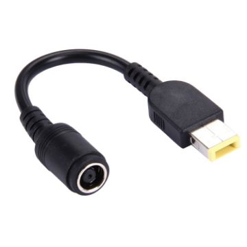 Picture of Big Square Male (First Generation) to 7.9 x 5.5mm Female Interfaces Power Adapter Cable for Laptop Notebook, Length: 10cm