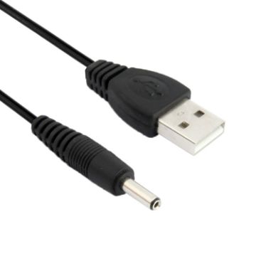 USB Male to DC 3.5 x 1.35mm Power Cable - 1.2m (Black) - 1