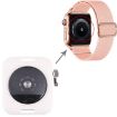 Glass Back Cover Wireless Charging Coil Apple Watch SE 2022 40mm Starlight - 7