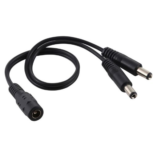 5.5 x 2.1mm DC Power Splitter Adapter Cable - 30cm Length - 1