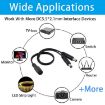 5.5 x 2.1mm DC Power Splitter Adapter Cable - 30cm Length - 5