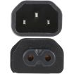 C7 to C14 AC Power Plug Adapter - Converter Socket - 4