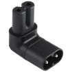 C7 to C8 Elbow AC Power Plug Adapter - Converter Socket - 1