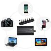 100W Universal Laptop Power Charger w/Car Charger & AC Adapter - Samsung, Sony, Asus, Acer - 9