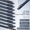 DC 7.4 x 0.6mm to USB-C Male 100W Charging Adapter - Computer Connector - 2