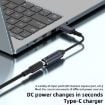 DC 5.5 x 1.0mm to USB-C Male Charging Adapter - 100W - 3