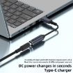 DC 4 x 1.7mm to USB-C Male 100W Charging Adapter - Computer Connector - 3