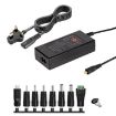 65W 6-20V Adjustable 3A DC Power Adapter Charger - UK Plug Small - 1