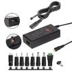 65W 6-20V Adjustable 3A DC Power Adapter Charger - UK Plug Small - 2