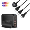 GaN PD100W Type-C x 3 + USB x 3 Multi Port Laptop Adapter - 3