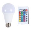 A60 E27 5W 16 Color Magic LED RGB Bulb Light with Remote Control - 3