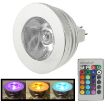 MR16 5W RGB LED Light Bulb - 400-450LM - Remote Controller - DC 12V - 2
