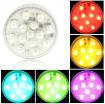 14 LED Multi Color Light with Remote Control - Silver - 1