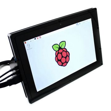 Picture of WAVESHARE 10.1inch HDMI LCD (B) Resistive Touch Screen, HDMI interface with Case, Supports Multi mini-PCs