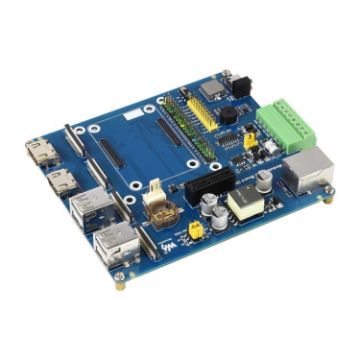 Picture of Waveshare Compute Module IO Board with PoE Feature (Type B) for Raspberry Pi all Variants of CM4