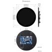 Waveshare 5-Inch HDMI Circular Touch Screen - 1080x1080 IPS Display - 3