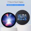 Waveshare 5-Inch HDMI Circular Touch Screen - 1080x1080 IPS Display - 8