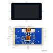 Waveshare 7" 800x480 IPS Touch Display with Case - 4