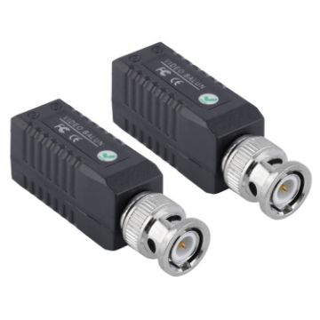 2 PCS CCTV Twisted BNC Single Channel Passive Video Balun Transceiver - 1