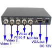 Quad Split Mode VGA - Black - 3