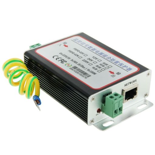 FSPD-02 CCTV Video Monitor Surge Protection Arrester - Black - 1