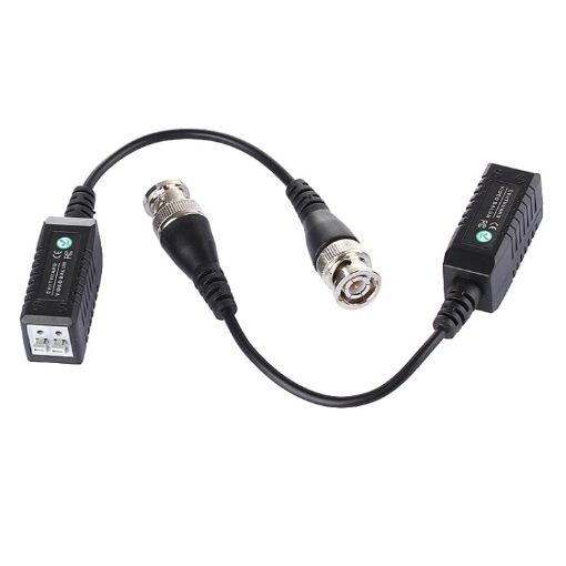2 PCS HD 302B Coaxial CVI/TVI/AHD Video Balun - 1