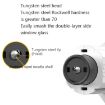 CS-B09 Safety Hammer Tungsten Steel Striker Windows Breaker White - 3