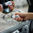 CS-B09 Safety Hammer Tungsten Steel Striker Windows Breaker White - 5