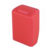 Red Rubber Car Seat Belt Clips - Protective Cover - 3