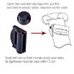 SHUNWEI SD-1401 Car Safety Seat Belt Adjuster - 2 PCS (Silver) - 5
