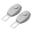 Universal Car Seat Belt Extension Buckle - Grey (2 PCS) - 1