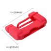 Adjustable Car Seat Belt Buckle Plug Protective Cover Case - Red - 3