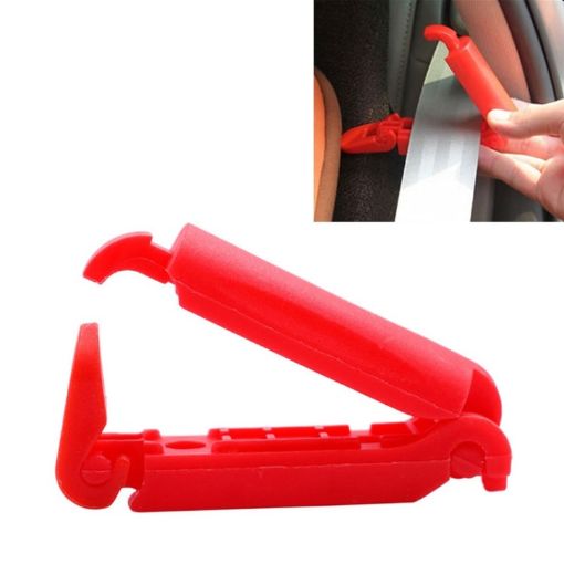 Car Baby Safety Belt Buckle Lock Fixed Non-Slip Strap Clip - 1
