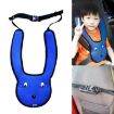 Blue Car Child Rabbit Double Shoulder Seat Belt Adjuster - 1