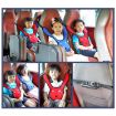 Blue Car Child Rabbit Double Shoulder Seat Belt Adjuster - 5