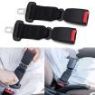 Child and Pregnant Woman Car Seat Belt Extender - 2 PCS - Black - 1