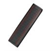 Fiber Leather Car Seat Belt Shoulder Cover Protector - Wine Red - 2