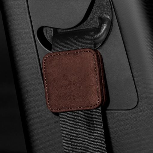 Car Seat Belt Limiter Elastic Adjuster - Brown - 1