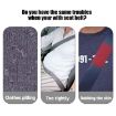 Car Plush Seat Belt Shoulder Pad Cover - Red (1 Pair) - 5