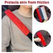 Car Plush Seat Belt Shoulder Pad Cover - Blue (1 Pair) - 6